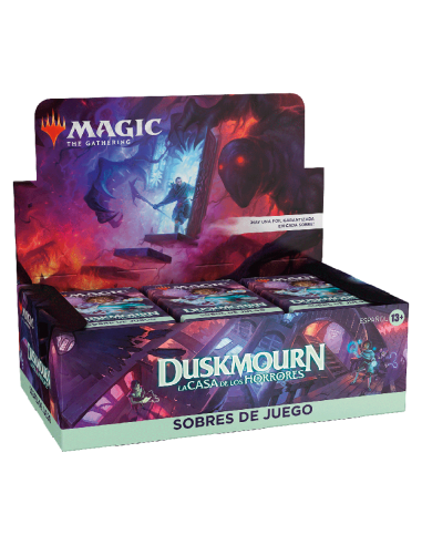 Caja de sobres de juego de Duskmourn:...