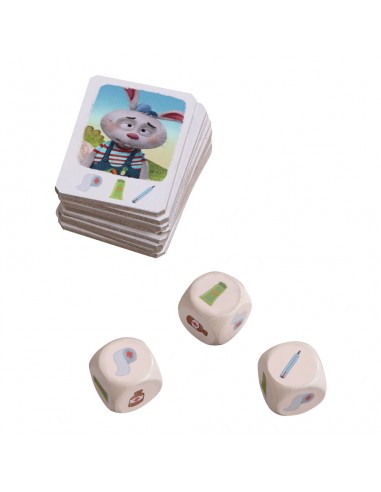 Juego infantil mesa emociones profesiones médico