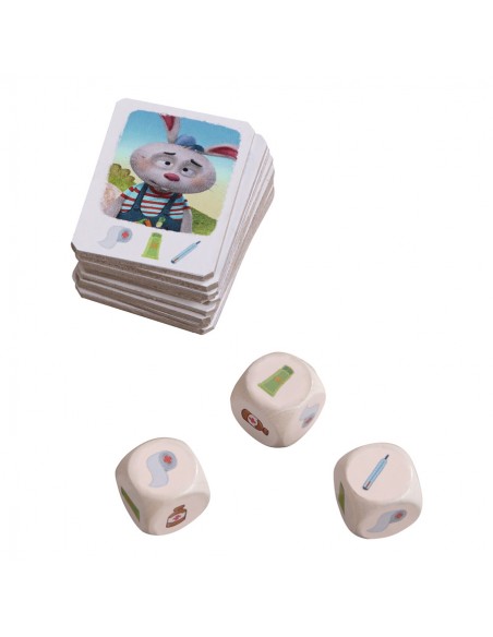 Juego infantil mesa emociones profesiones médico