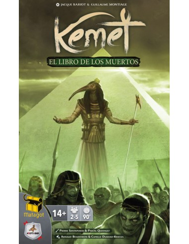 Kemet El Libro de los Muertos expansión juego de tablero Kemet Sangre y Arena