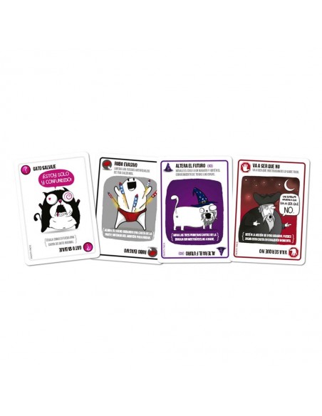 Divertido juego de cartas de gatitos